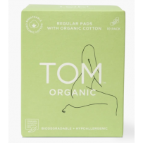 TOM ORGANIC 100%オーガニックコットン 生理用ナプキン(軽い日用) 10枚入り